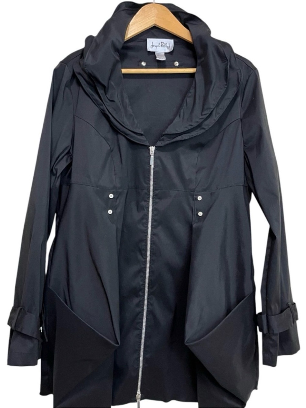 Joseph Ribkoff Unique Black Jacket Made in Canada 🇨🇦